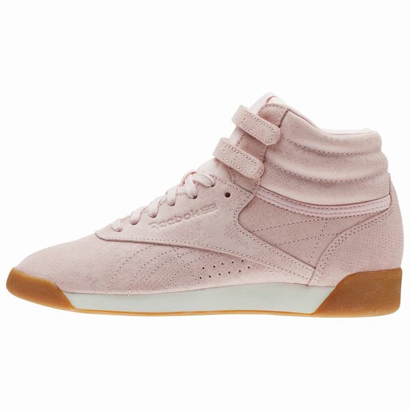 Tenisi Reebok Freestyle Hi Dama Roz Romania BW9291PH
